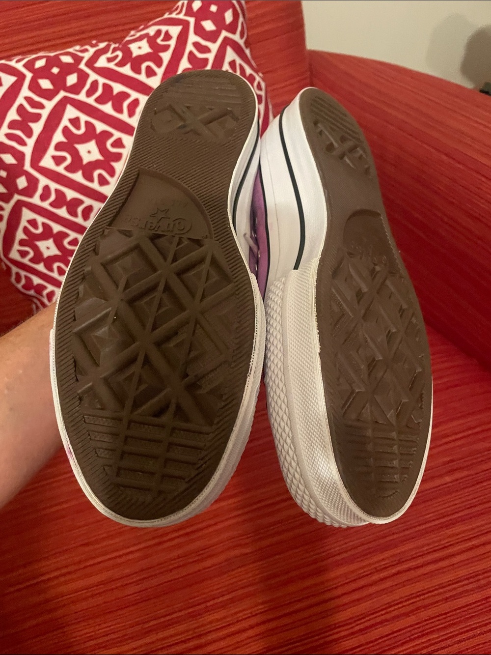 Purple Tie-Dye Low-Top Canvas sneakers - Picture 7 of 17